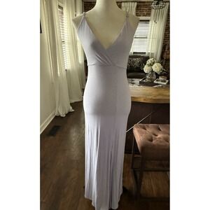 Revamped Lavender Purple Strapless Maxi Dress NWT Size XS Ribbed Knit